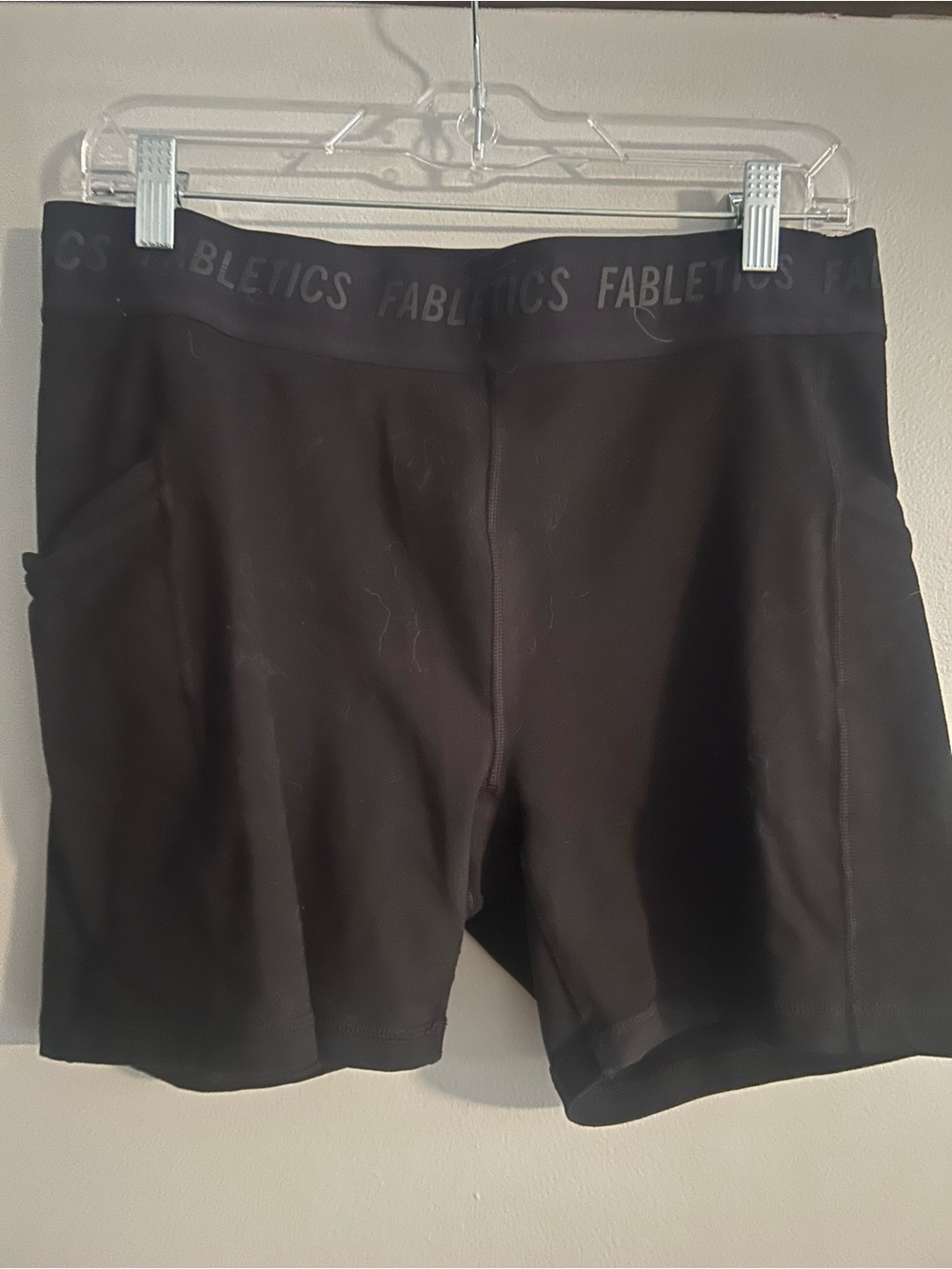 Fabletics Women’s Black Athletic Bike Shorts